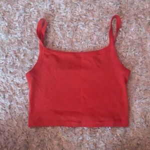 Urban Outfitters Orange Crop Tank